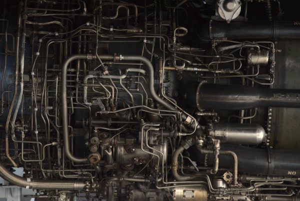Pratt & Whitney J58 of Lockheed SR-71 Blackbird.<br><small>IWM Duxford, Cambridgeshire, UK</small><br><small>February 25, 2023</small>