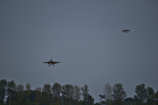 The Black Eagles Korean aerobatic team flies KAI T-50B Golden Eagles.<br><small>RAF Fairford, Gloucestershire, UK</small><br><small>July 17, 2022</small>